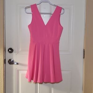 Hot pink dress